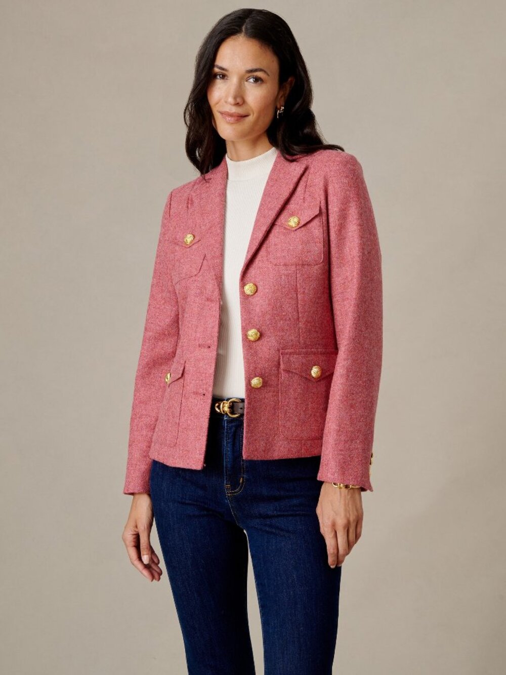 J McLaughlin Anwen Jacket - Dark Pink NEW
